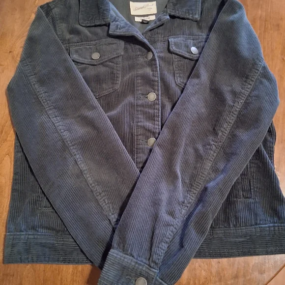 Women's Universal Thread Dark Gray Corduroy Jacket - Picture 5 of 9
